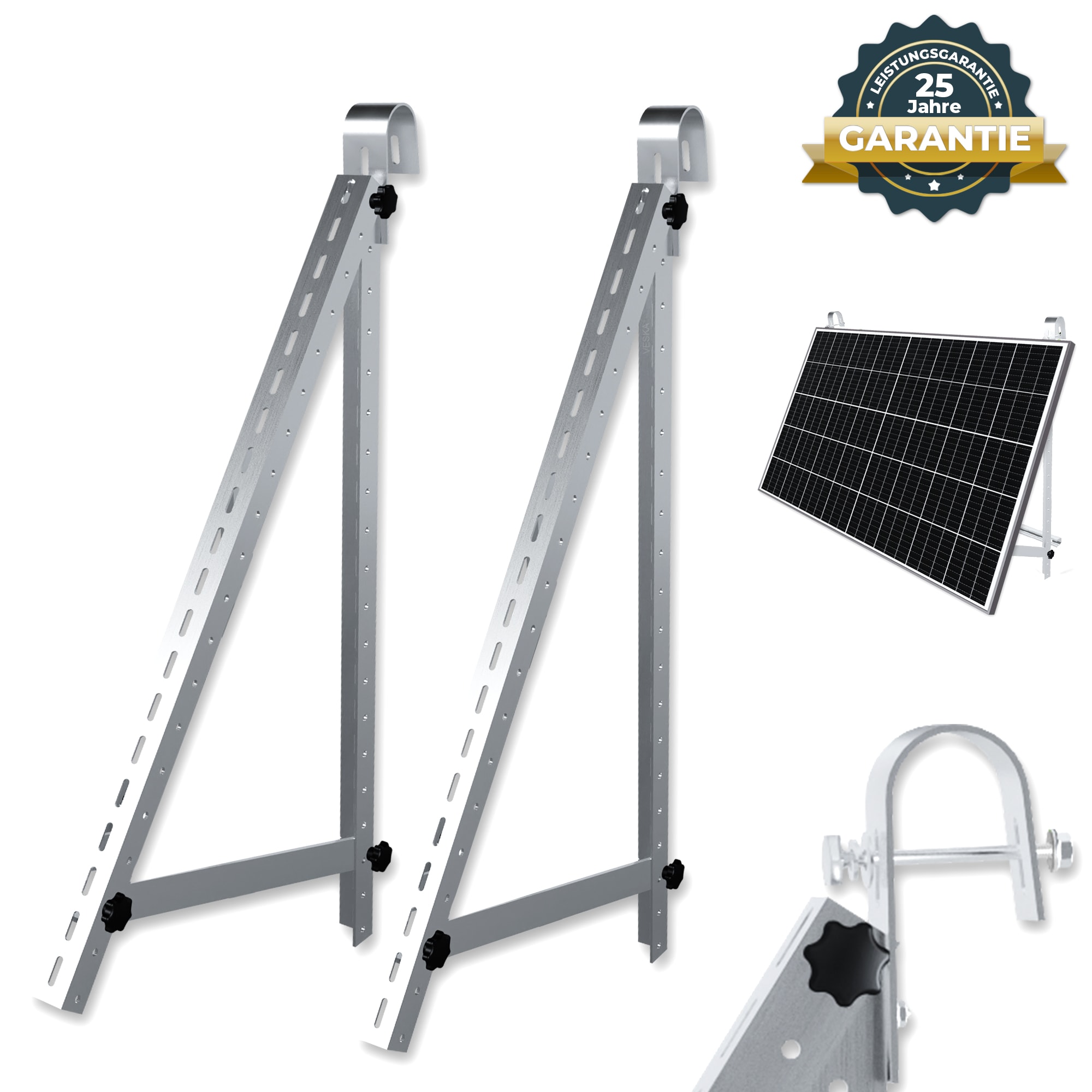 Balkon- Haken Montagehalterung Set -versch. Ausf&uuml;hrungen 