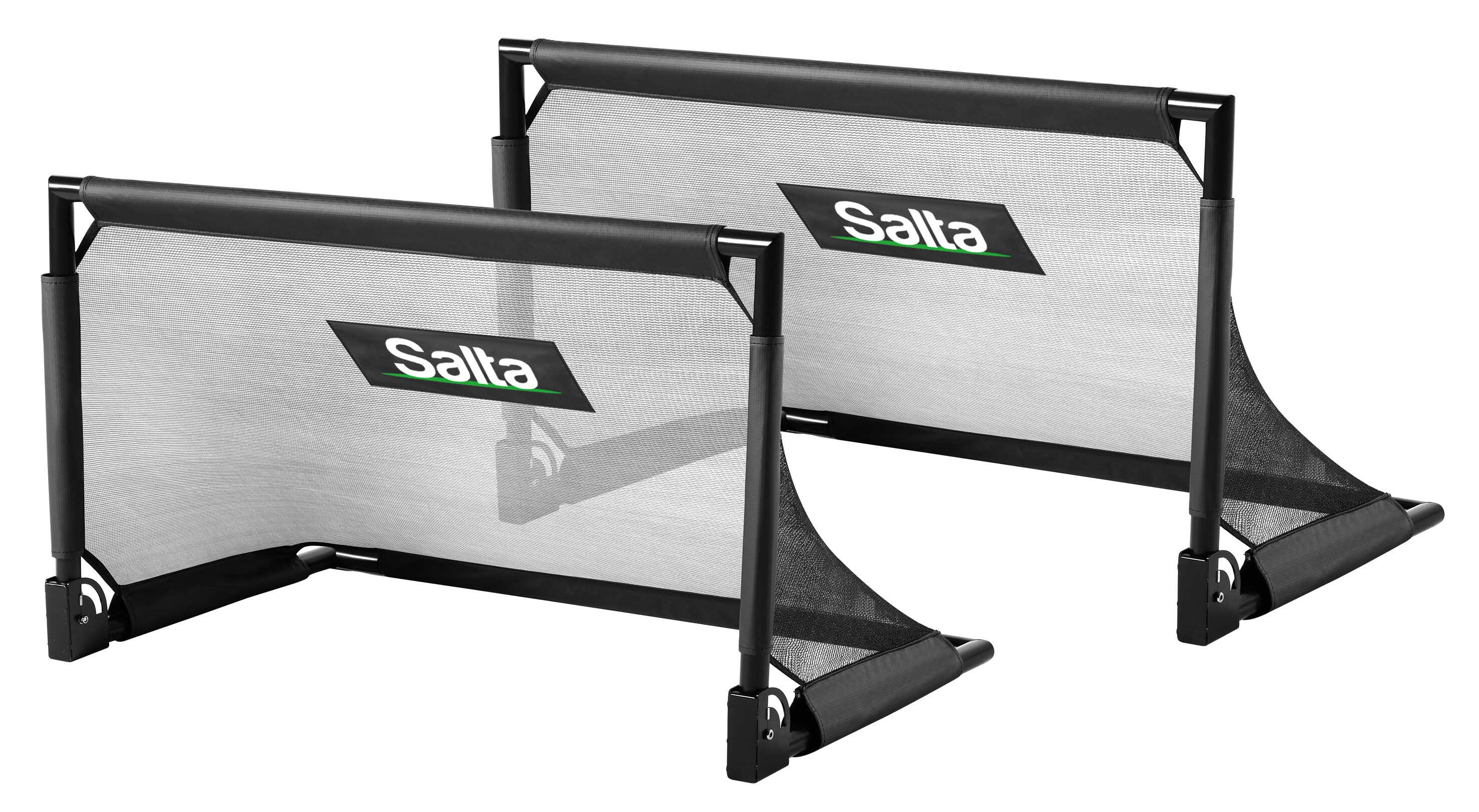Salta Challenge 100 x 60 x 60 cm zusammenklappbare Fu&szlig;balltore (2 pcs) 