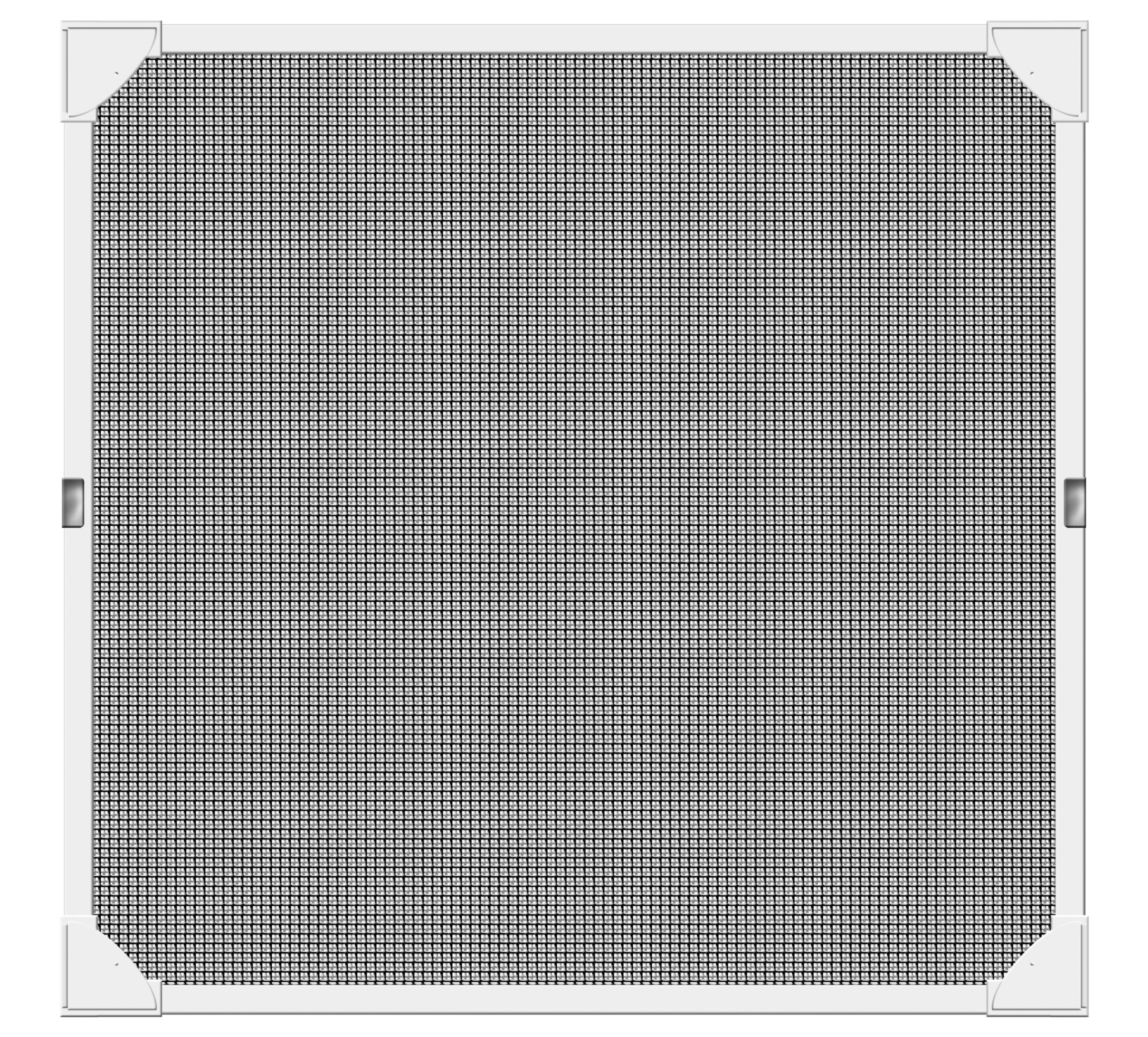 Schellenberg Fliegengitter-Magnetrahmen mit Fiberglasgewebe, wei&szlig;, 100 x 120 cm 