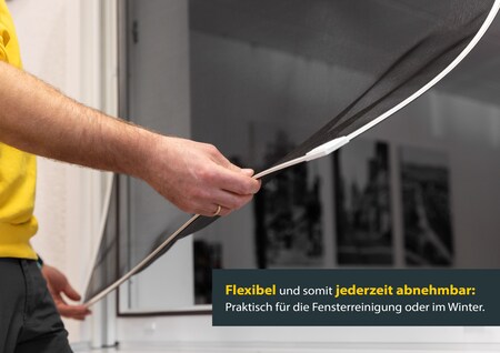 Schellenberg Fliegengitter-Magnetrahmen mit Fiberglasgewebe, weiß, 100 x  120 cm bei Marktkauf online bestellen