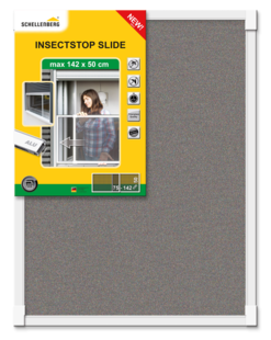 Schellenberg Insektenschutz-Schiebefenster 50 x 75-142 cm, weiß 