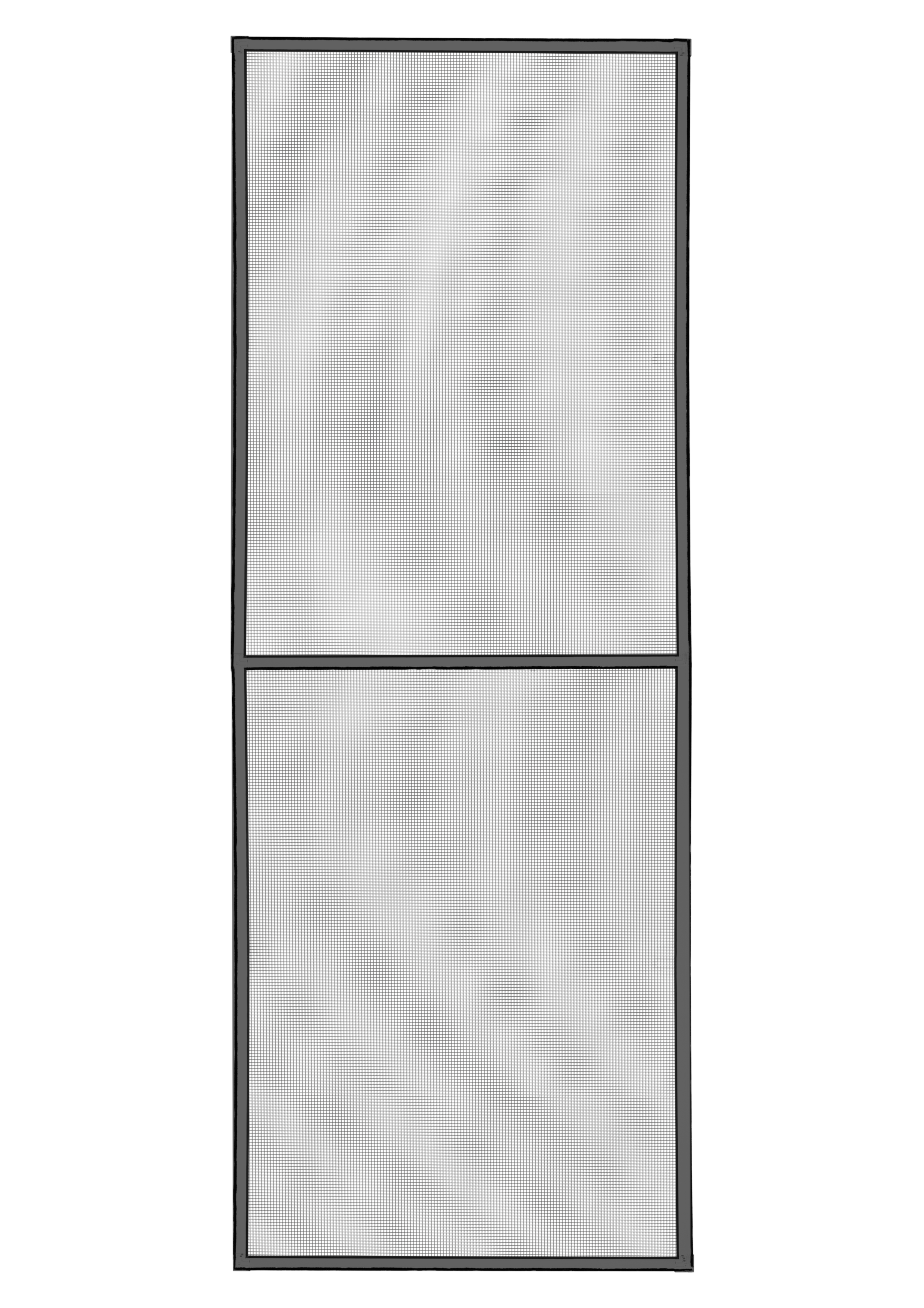 Schellenberg Fliegengitter f&uuml;r bodentiefe Fenster Premium, anthrazit, 120 x 240 cm 