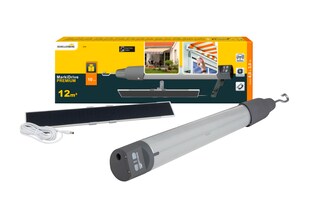 Schellenberg Markisenantrieb PREMIUM mit Solarpanel 