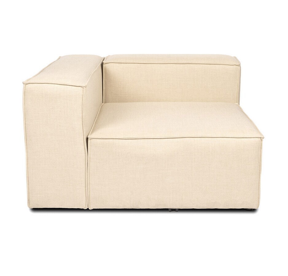 HOME DELUXE Modulares Sofa VERONA -versch. Ausführungen - Linkes Ecksofa - beige