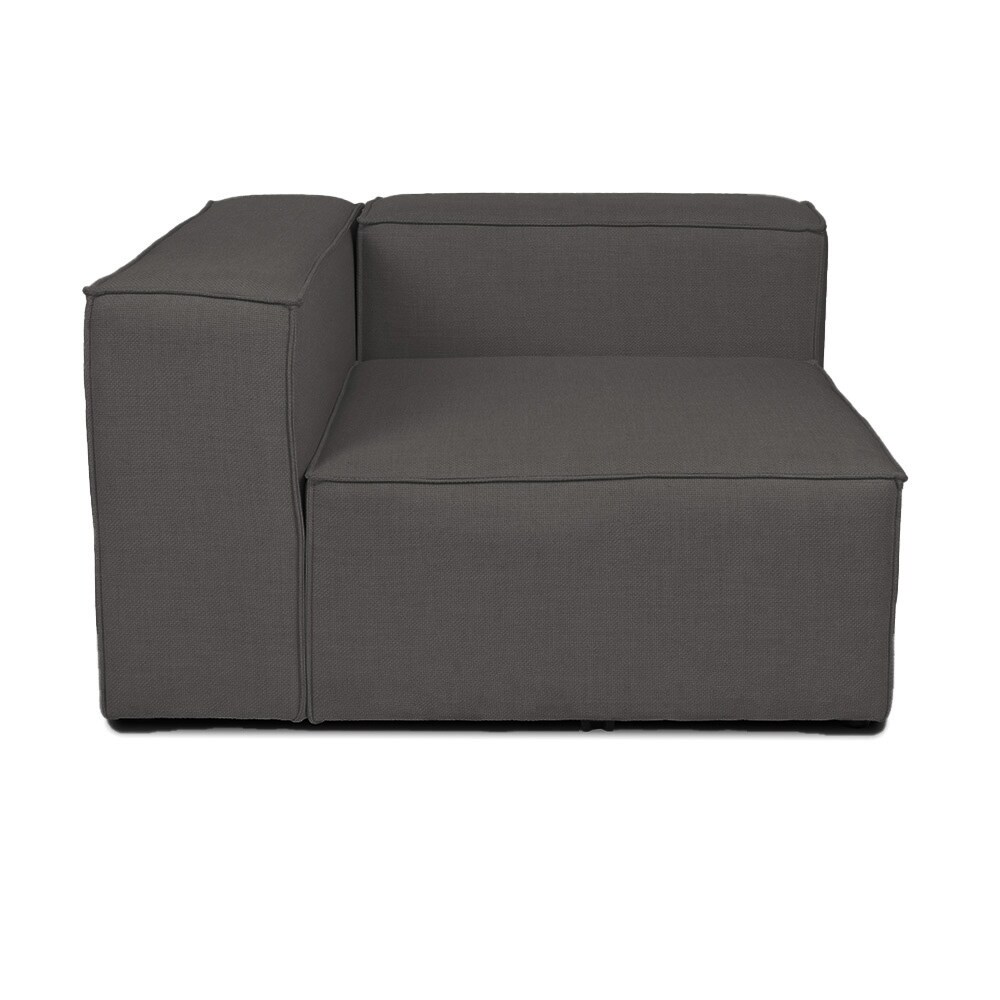 HOME DELUXE Modulares Sofa VERONA -versch. Ausführungen - Linkes Ecksofa - anthrazit