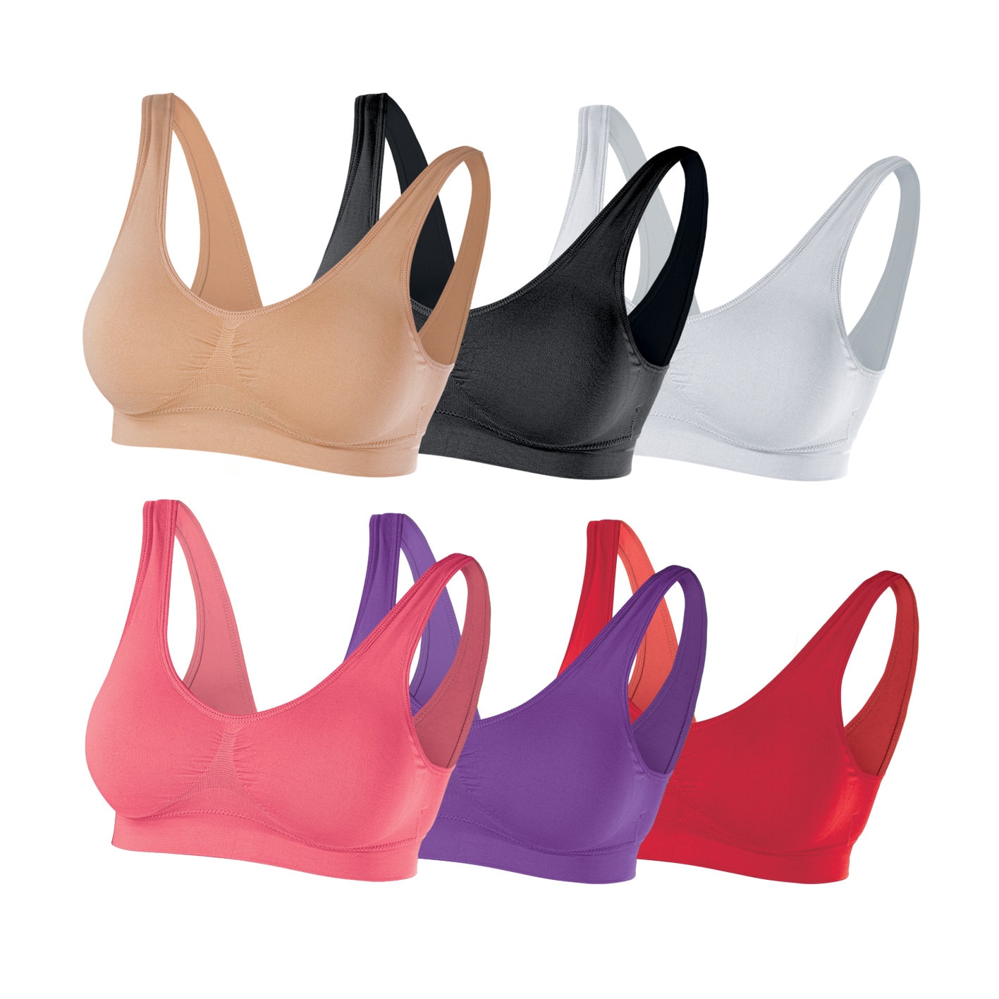 SLIMmaxx Super-BH Mailand 6er-Set- versch. Gr&ouml;&szlig;en - 44/46 (XL) - Bild 1