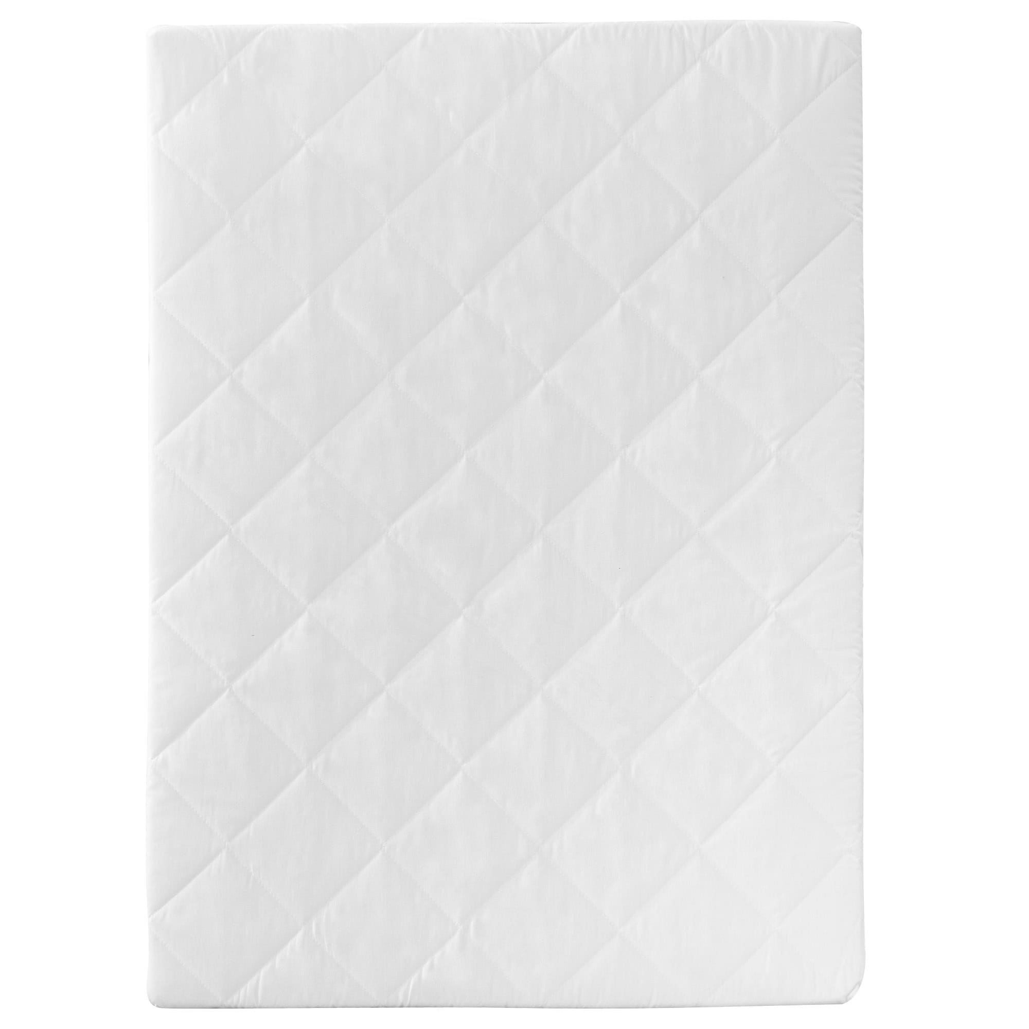 Laufgittermatratze f&uuml;r Laufgitter ca. 75 x 100 cm, Laufstall-Matratze wei&szlig;, gesteppt 