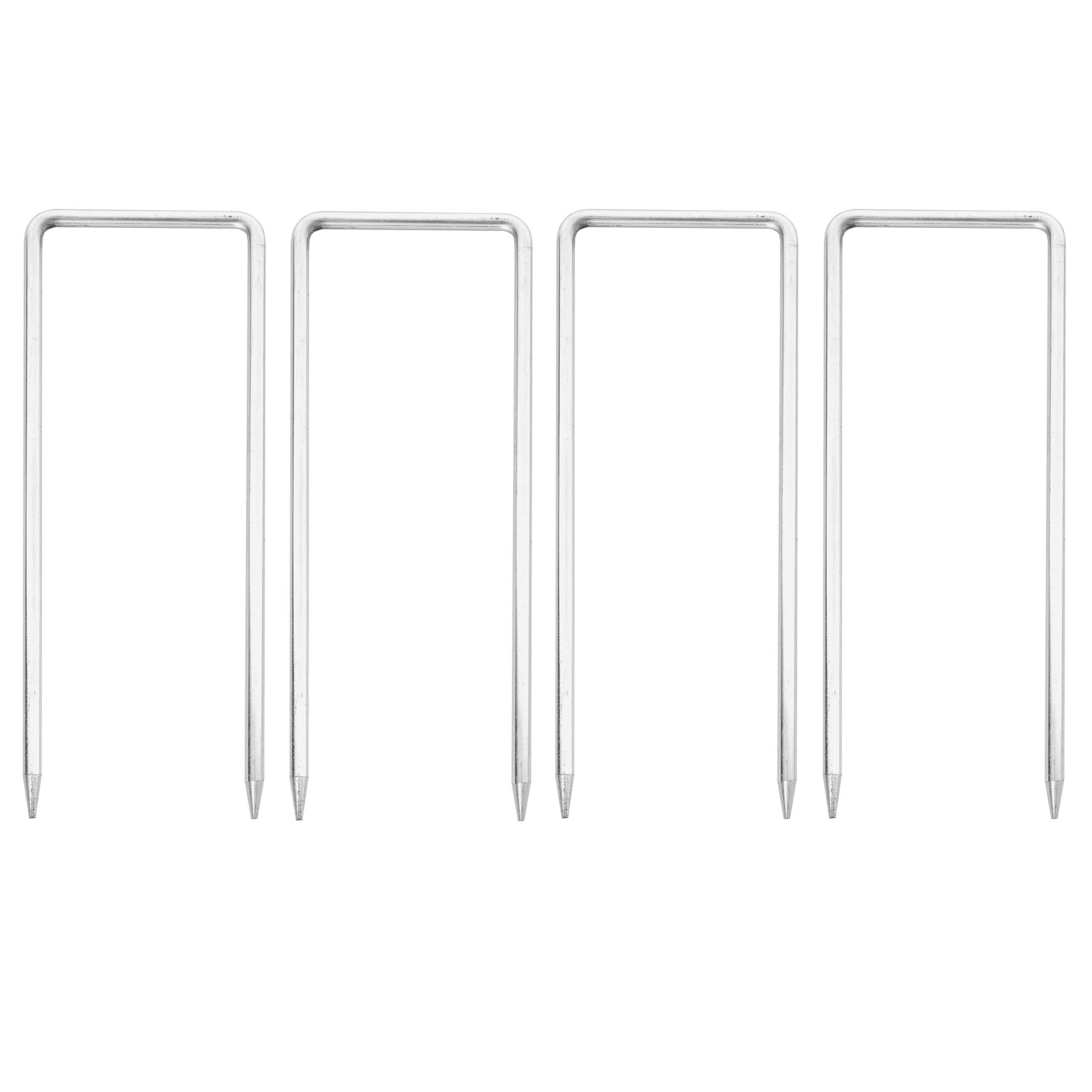 4er-Set Fixiernagel f&uuml;r Trampolin MCW-B34, Erdnagel Hering Erdspie&szlig; f&uuml;r Gartentrampolin Minitrampolin 