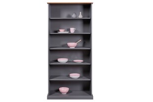 Inter Link Bücherregal FSC Westerland mit 6 Fächer in grau 