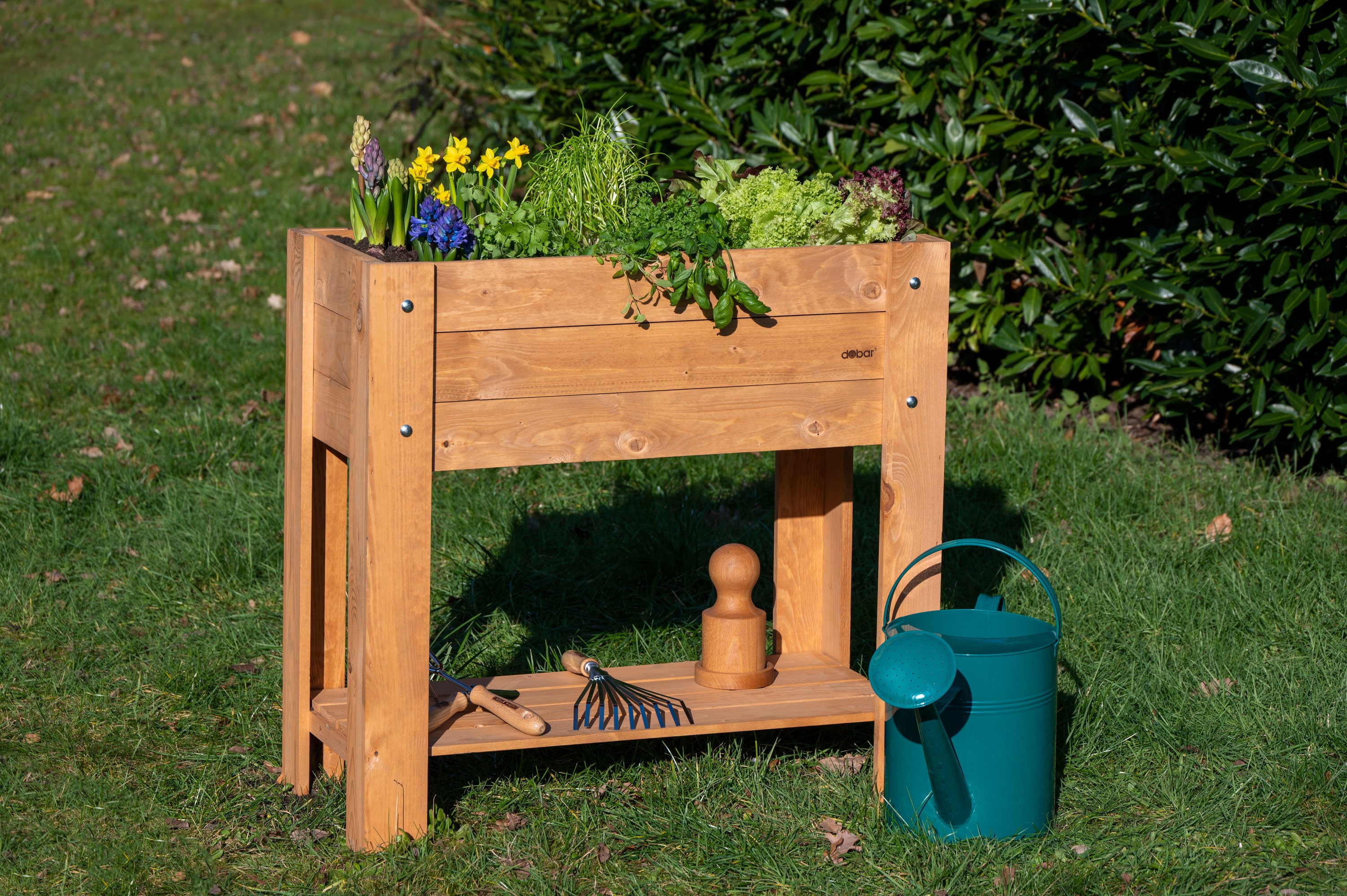 dobar Rechteckiges Hochbeet "Urban" - versch. Ausf&uuml;hrungen 