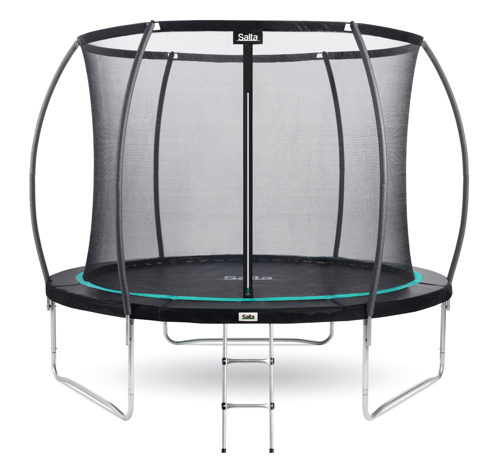 Salta Cosmos 305 cm - Schwarz Inklusive Leiter