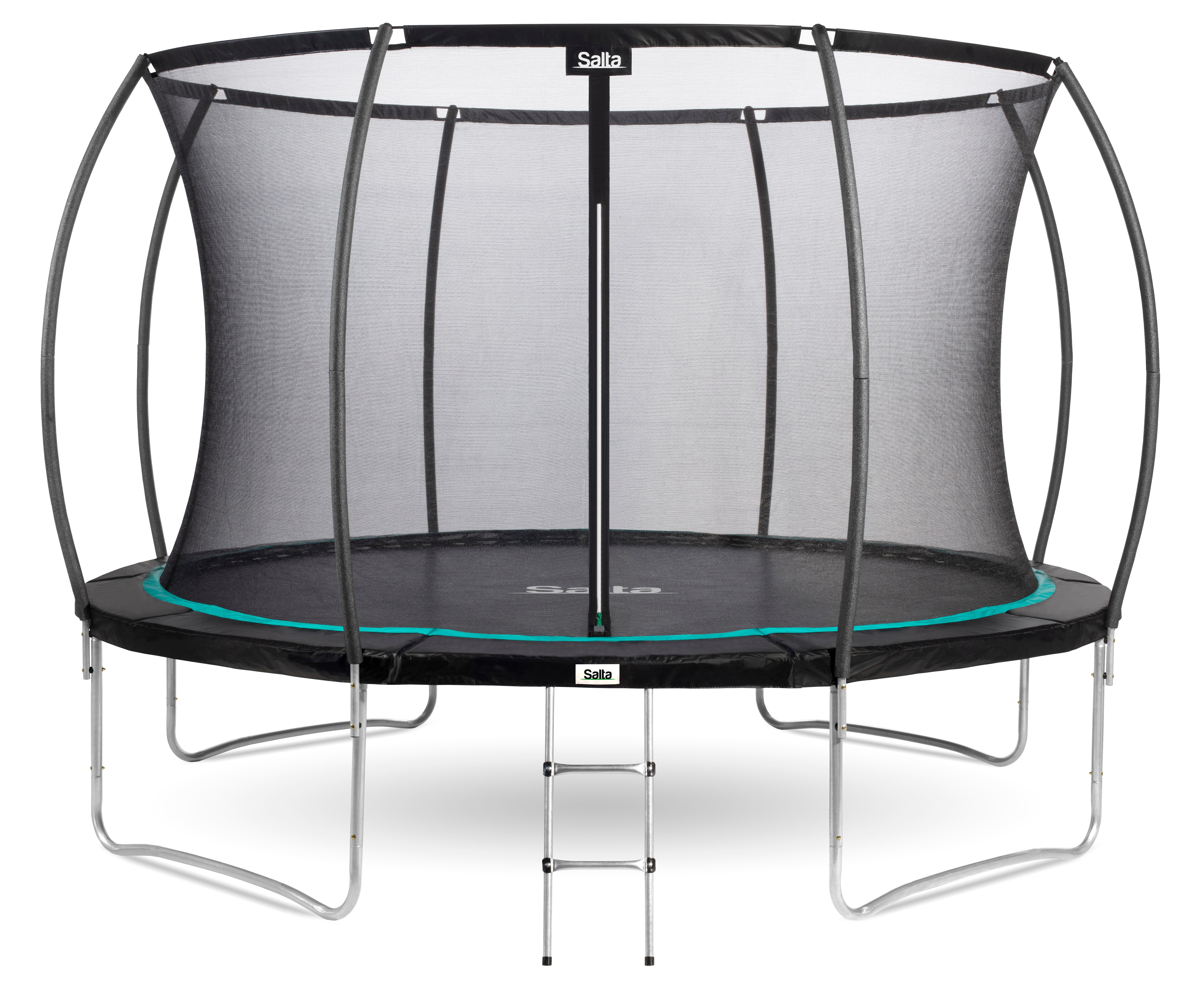 Salta Cosmos 366 cm - Schwarz Inklusive Leiter 