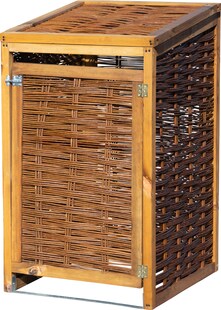 dobar Mülltonnenbox, Weide ungeschält - versch. Ausführungen 