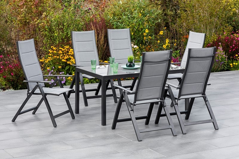 Merxx Florenz Set 7tlg., rechteckiger Tisch 