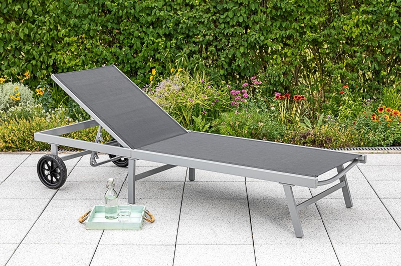 Merxx Tessin Aktionsliege schwarz 