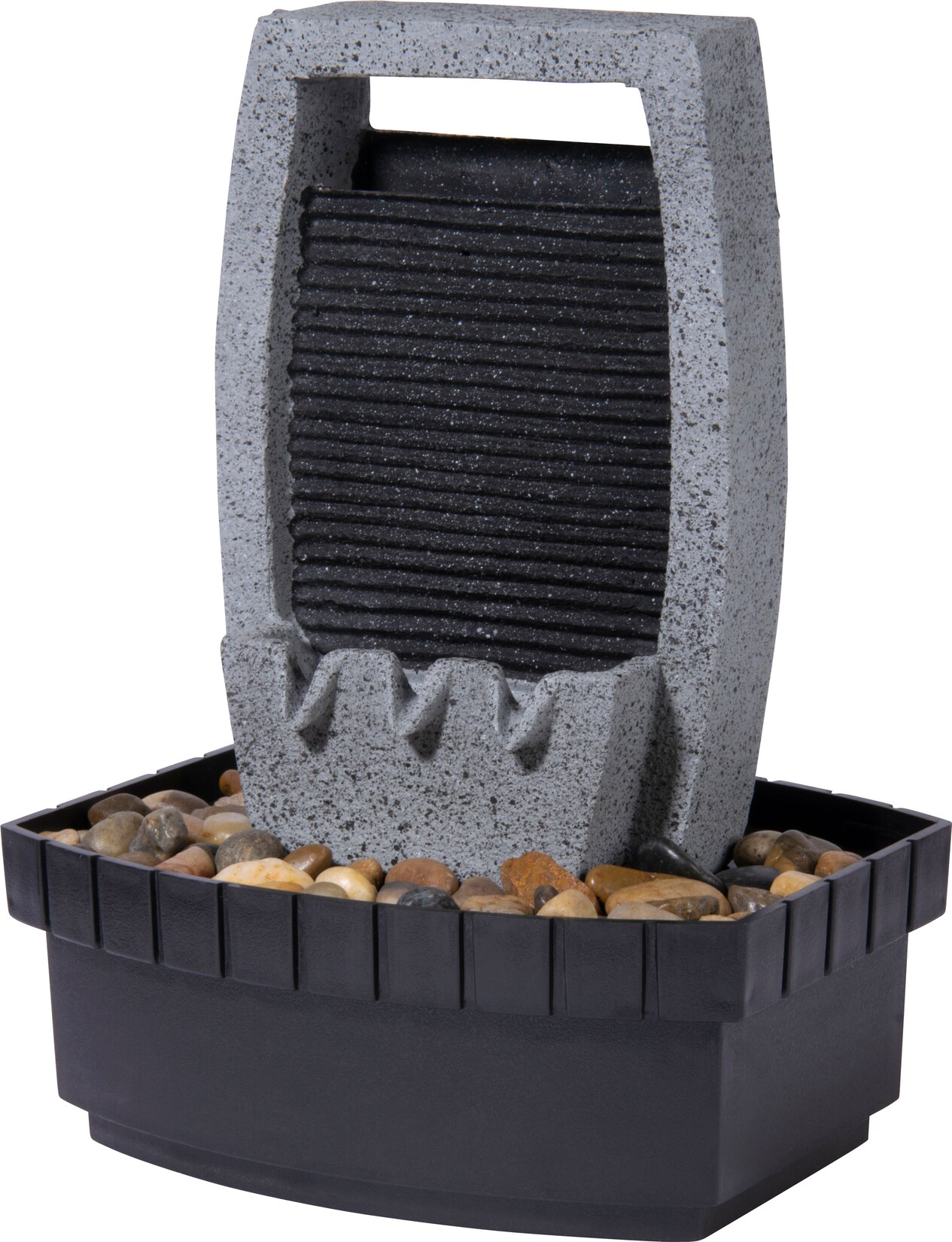 dobar Kleiner Polyresin-Brunnen mit Pumpe - versch. Ausführungen