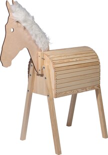 dobar Großes Spielpferd aus Holz - versch. Ausführungen 