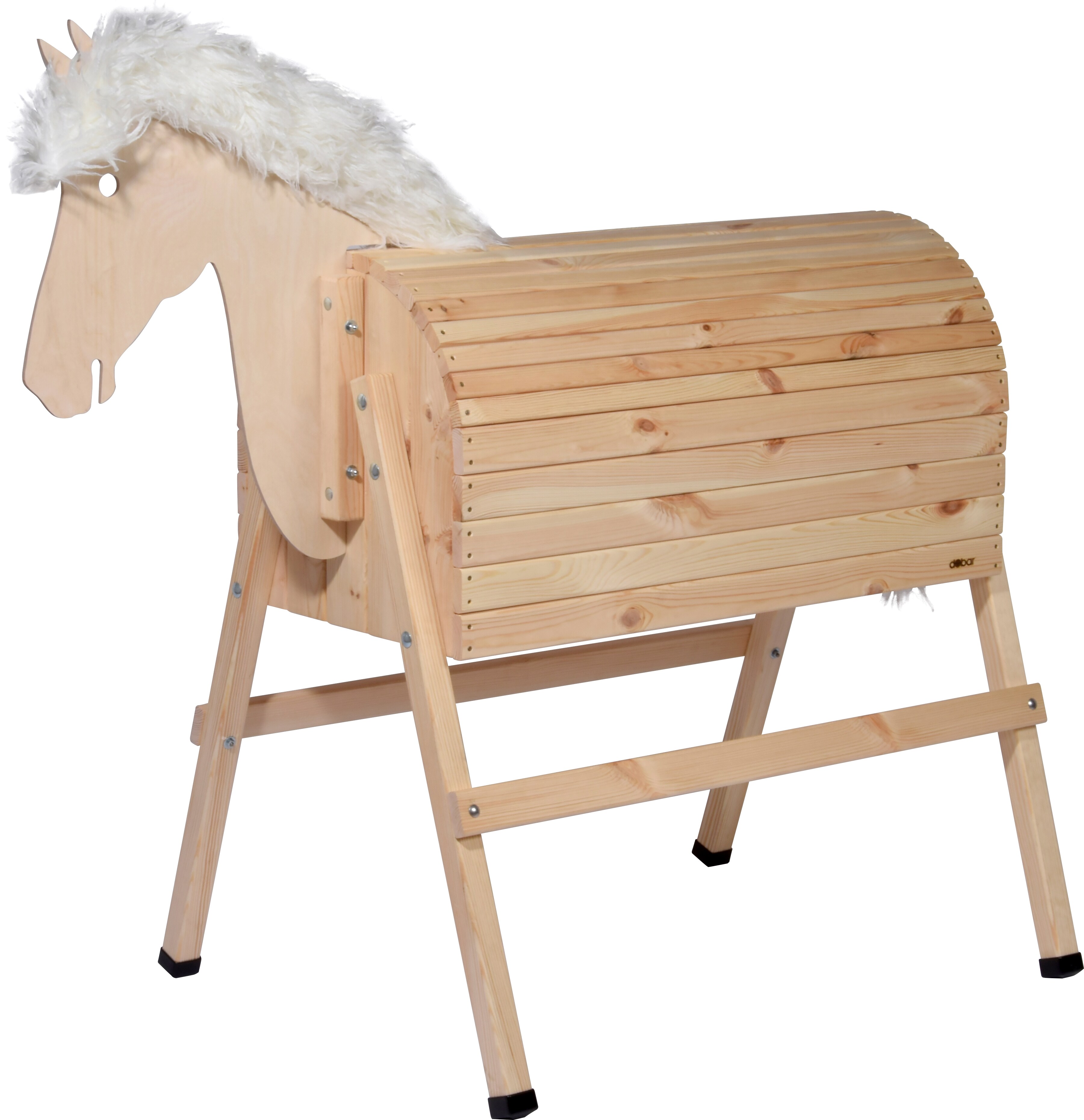 dobar Gro&szlig;es Spielpferd aus Holz - versch. Ausf&uuml;hrungen 