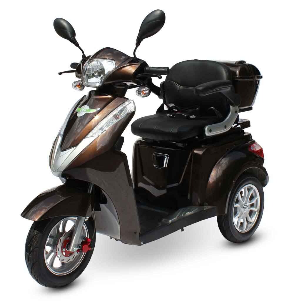 ECO ENGEL 501, Senioren- / Elektromobil, 25 km/h mit 20 Ah Li-Io Akku herausnehmbar, Braun