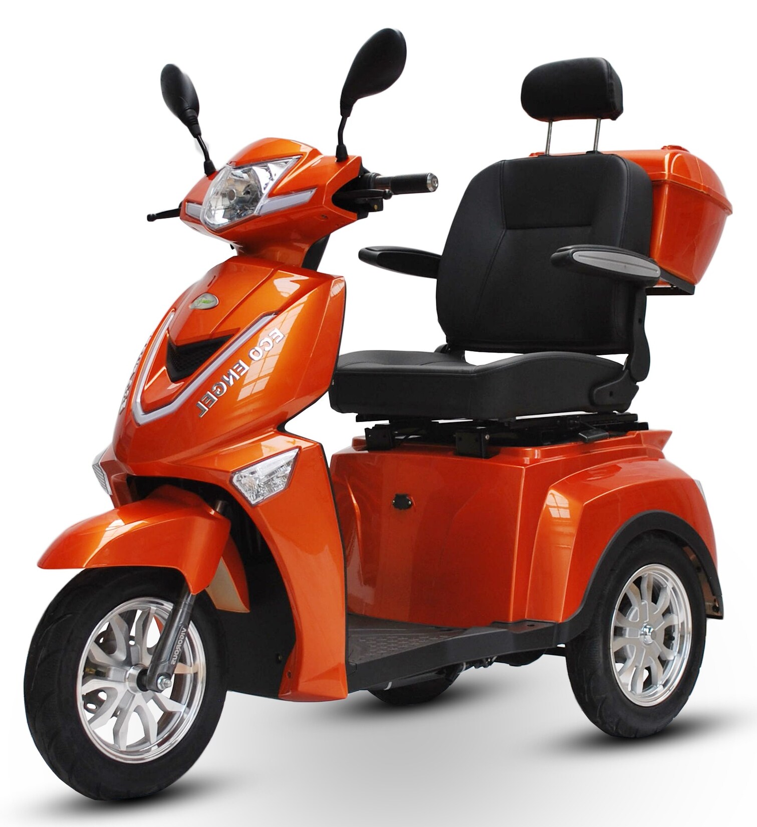 ECO ENGEL 504, Elektroroller 25 km/h mit 20 Ah Li-Io Akku, 1000 Watt, Orange