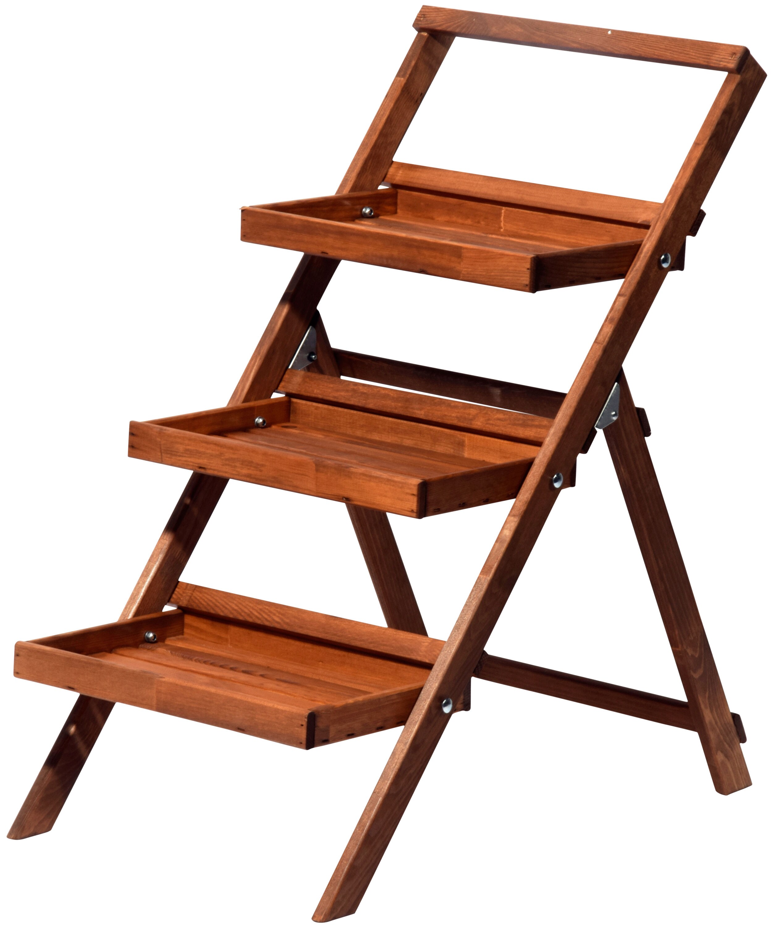 Klappbare Pflanztreppe mit drei Stufen - versch. Ausf&uuml;hrungen 