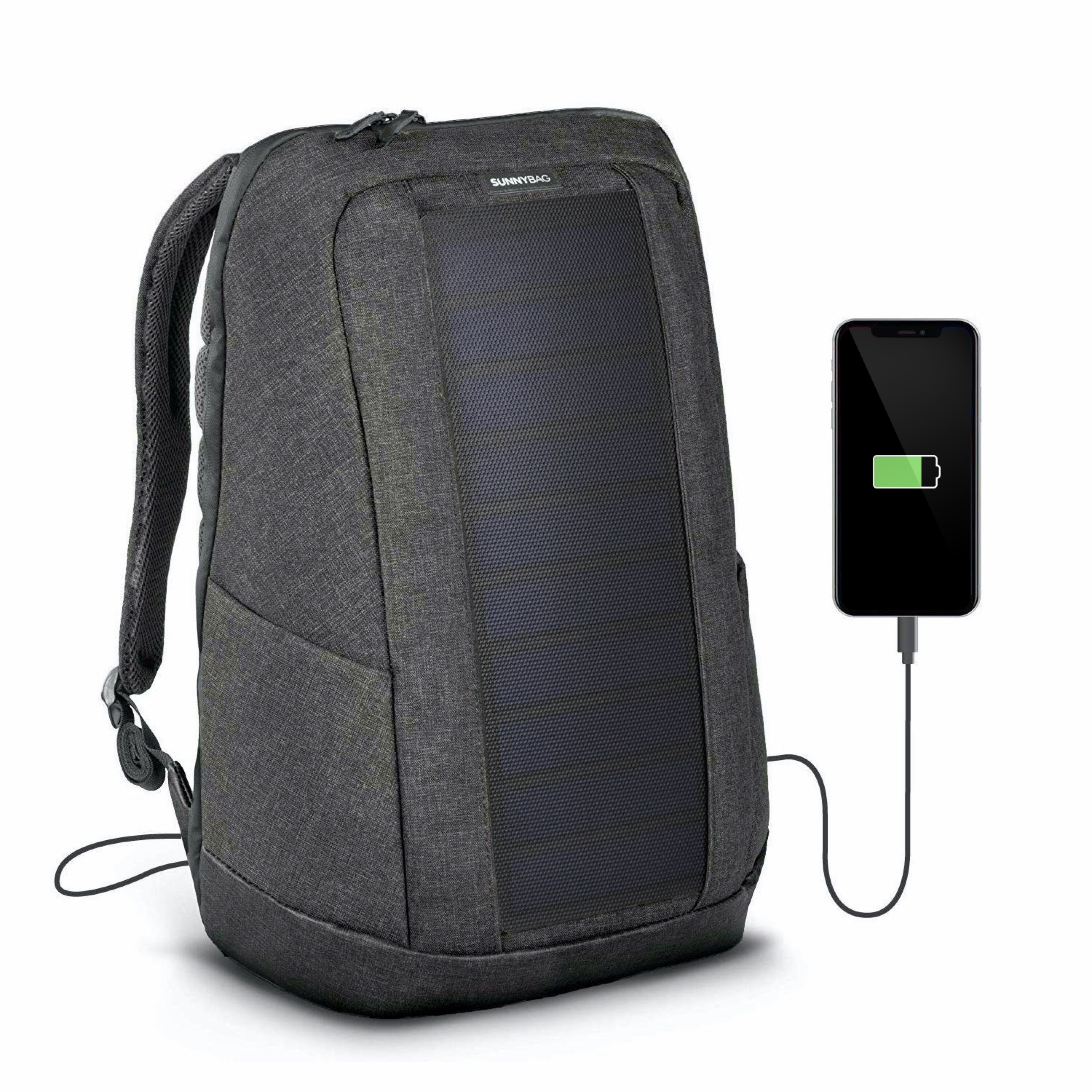 Sunnybag ICONIC Solar Backpack 7 Watt, graphite 
