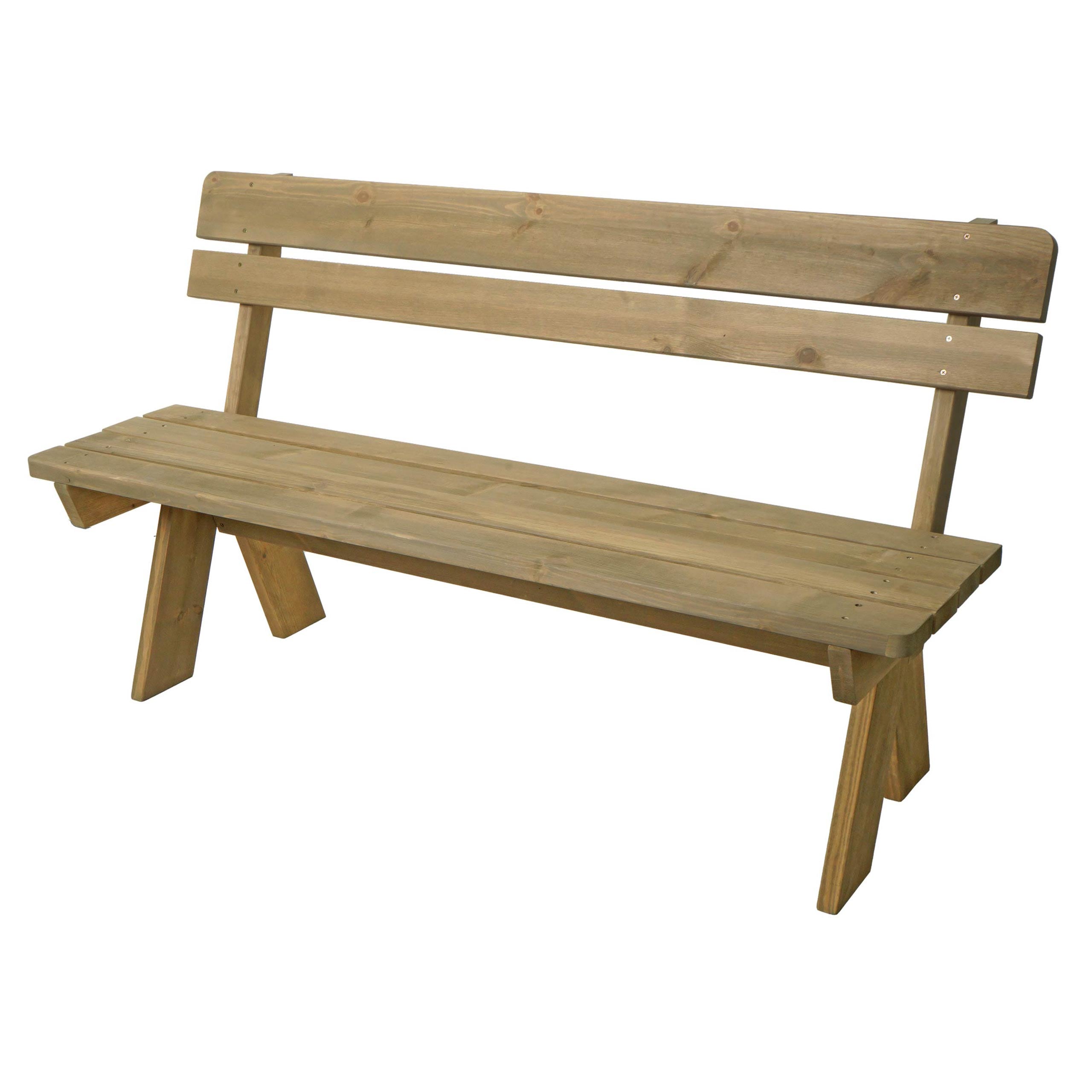 Gartenbank MCW-L66, Sitzbank Holzbank Parkbank, Gastronomie-Qualit&auml;t, Massiv-Holz 148cm ~ natur 