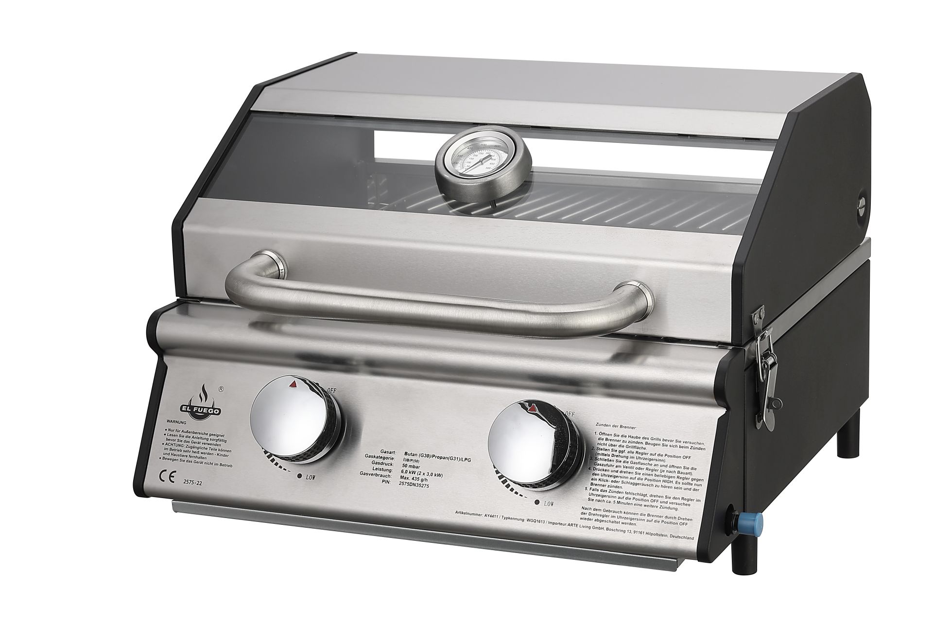 El Fuego&reg; Gasgrill "Jesolo" 