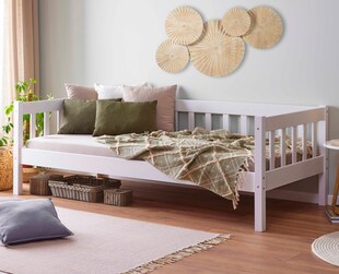 Inter Link Tagesbett Sintro 90x200 cm inkl. Lattenrost - Weiss 