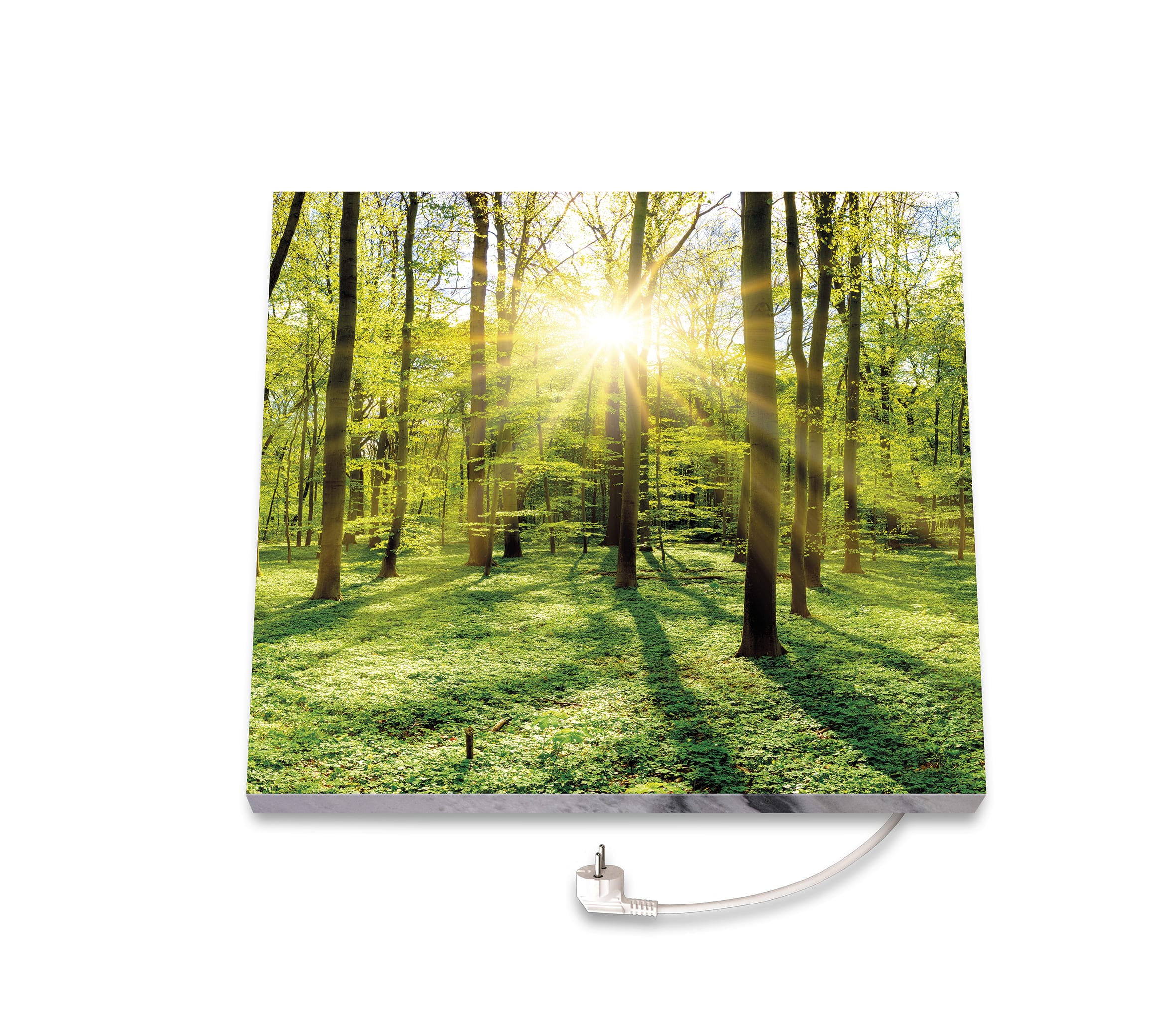 Marmony 500W Infrarot-Heizung Motiv "Wald" 