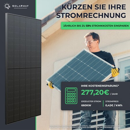 Solarway Balkonkraftwerk 1000W + 1 kWh Speicher Komplett Set, 600/800/1000W  Ausgang einstellbar, JaSolar, Zendure & Deye +APP bei Marktkauf online  bestellen