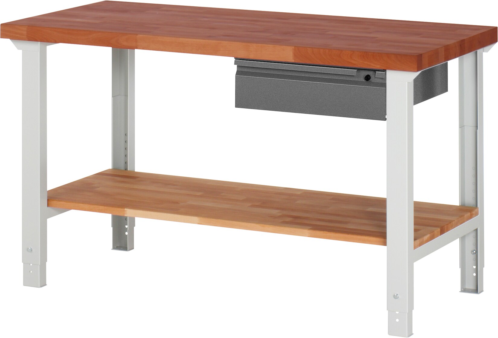 Rau Werkbank mit verstellbarer Arbeitshöhe und Schublade - versch. Ausführungen Image