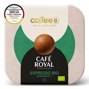 CoffeeB by Café Royal Bio Espresso 9 Coffee Balls, 51 g 