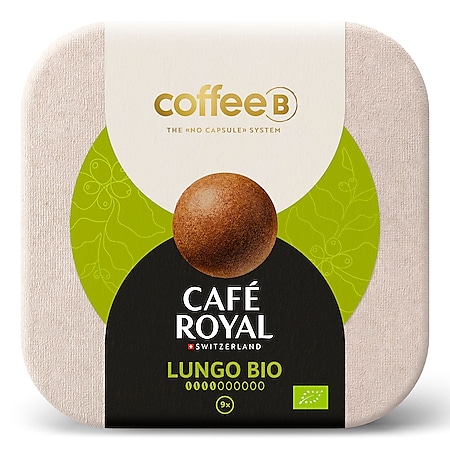 CoffeeB by Café Royal Bio Lungo 9 Coffee Balls, 51 g 