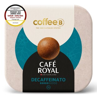 CoffeeB by Café Royal Decaffeinato 9 Coffee Balls, 51 g 