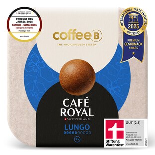 CoffeeB by Café Royal Lungo 9 Coffee Balls, 51 g 