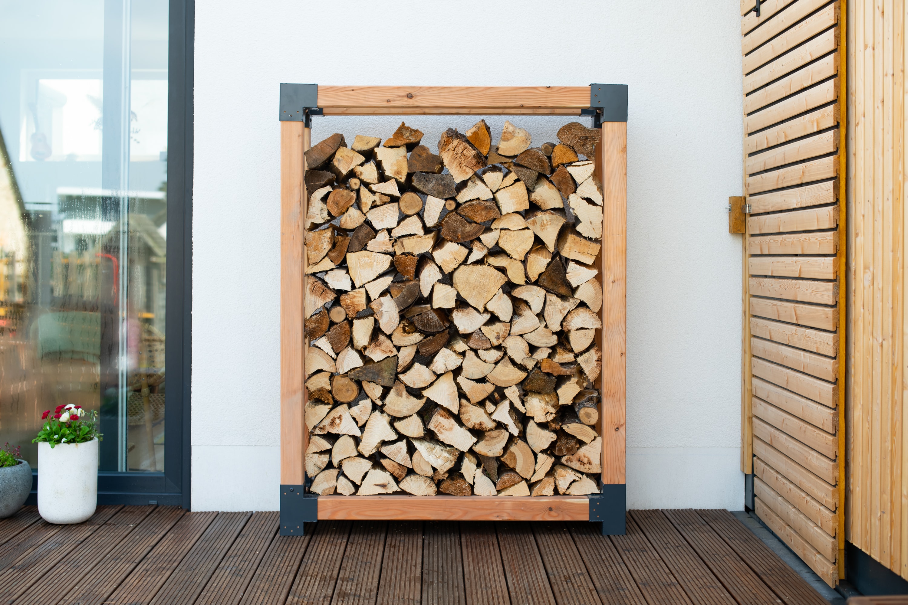 Westmann Kaminholzregal Michel - versch. Ausf&uuml;hrungen 