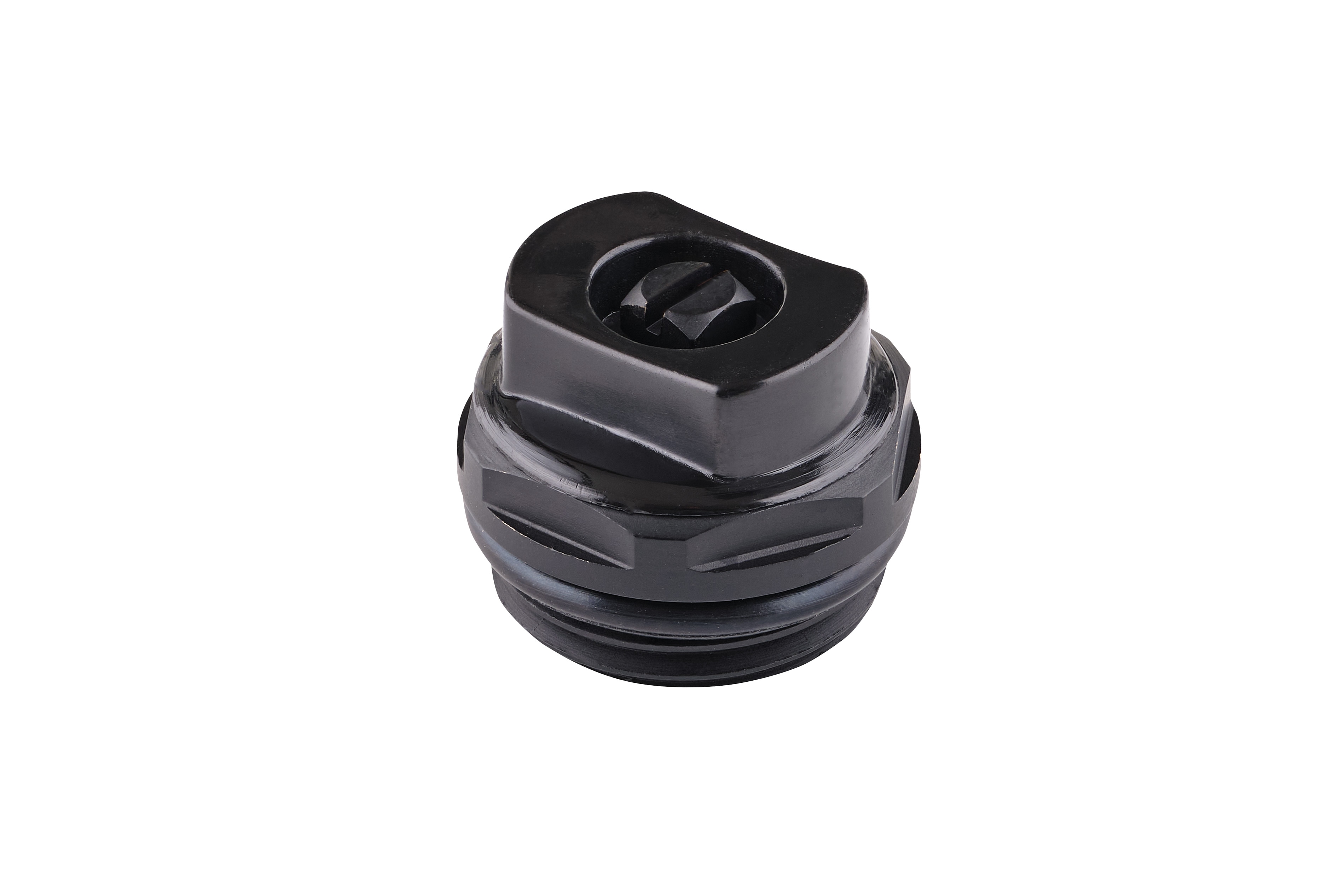 sanicomfort Entl.Stopfen drehbar, DN15-24mm, RAL9005 