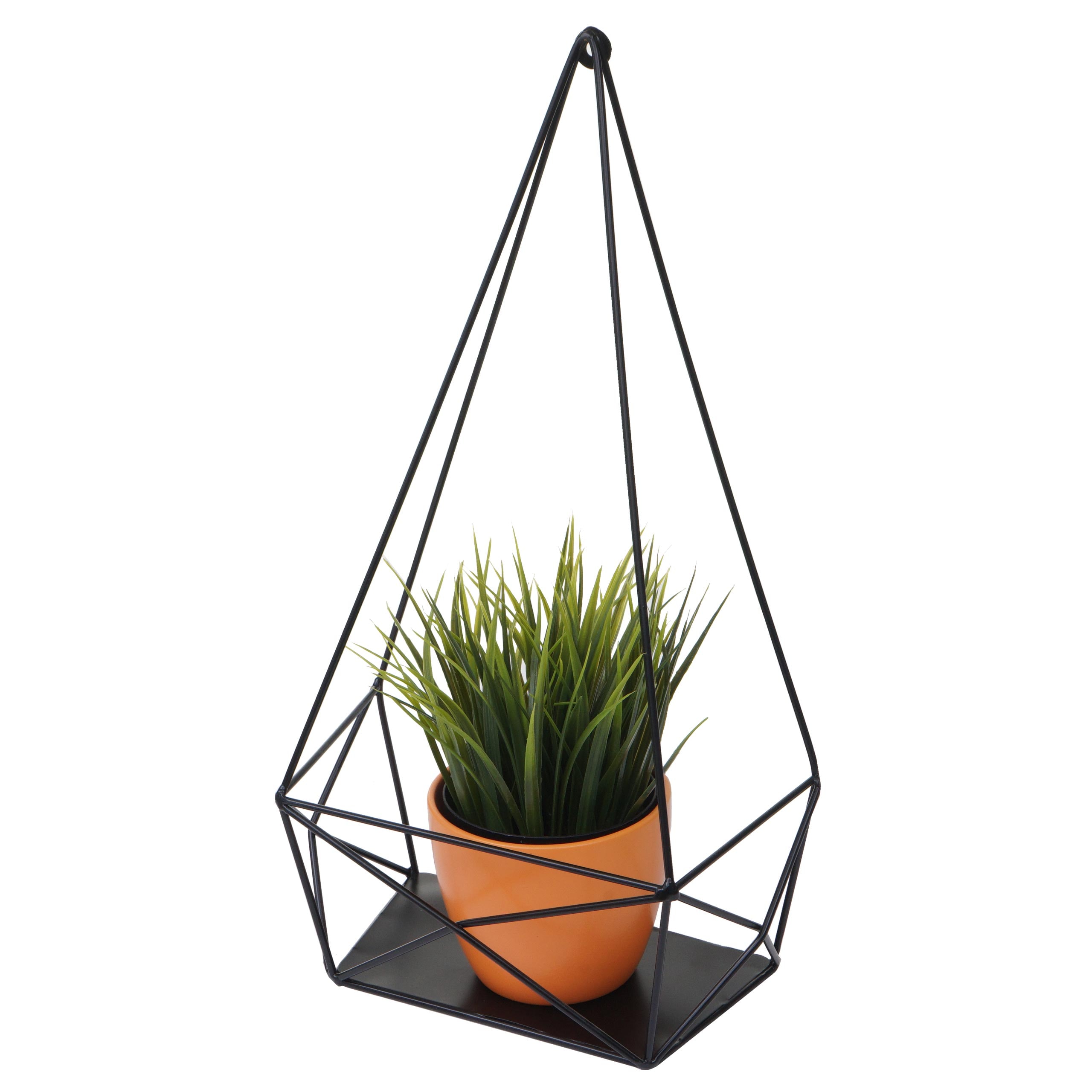 Wandregal MCW-K79, H&auml;ngeregal Dekoregal K&uuml;chenregal Regal, Metall 44x23x11cm ~ schwarz 