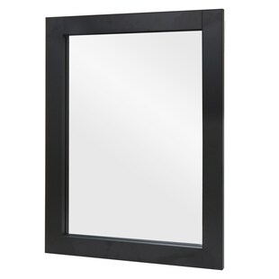 Wandspiegel MCW-L86, Badezimmer Badspiegel Spiegel Badmöbel, MVG-zertifiziert 72x52cm ~ schwarz 