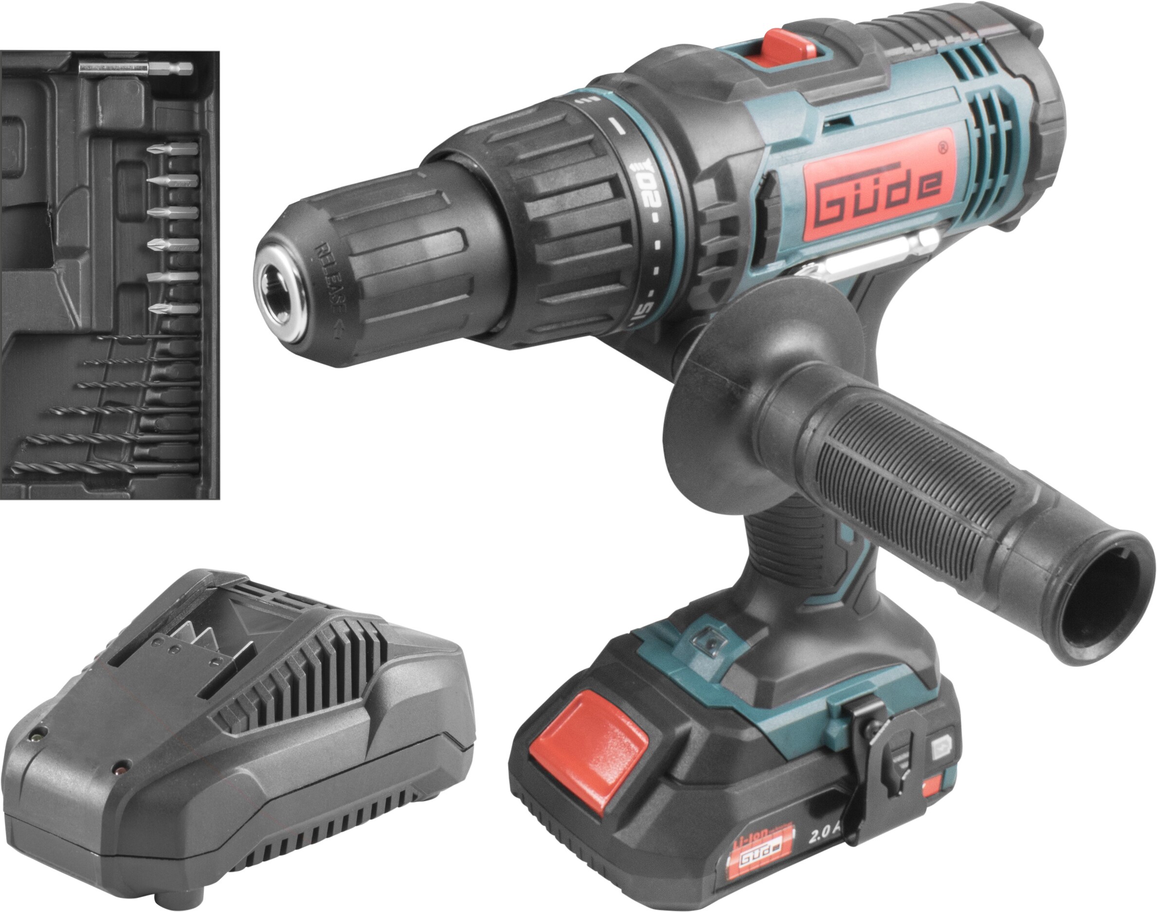 G&uuml;de Akku Schlagbohrschrauber BSB 20-201 24K 