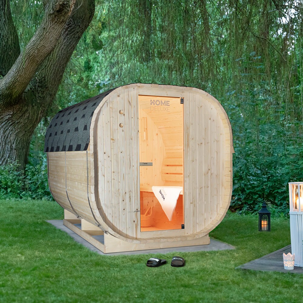 HOME DELUXE Outdoor Sauna CUBE L