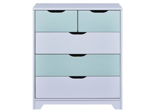 Inter Link Kommode Prati - Hellgrau und Salbeigrün 