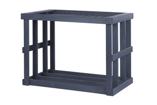 Westmann Holz Kaminholzregal Stephan | Anthrazit | 52x108x74 cm 