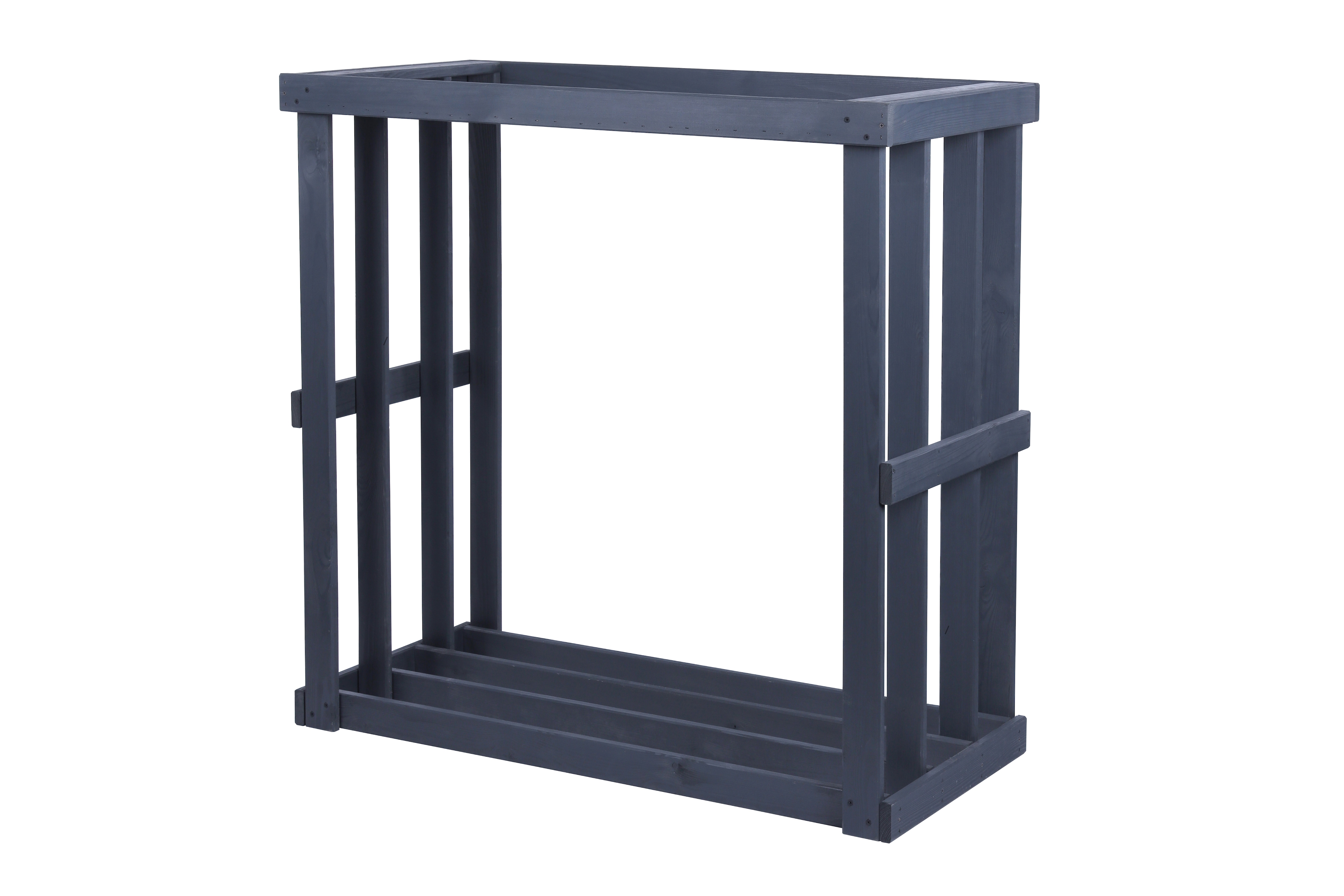 Westmann Holz Kaminholzregal Harald | Anthrazit | 52x108x106 cm 