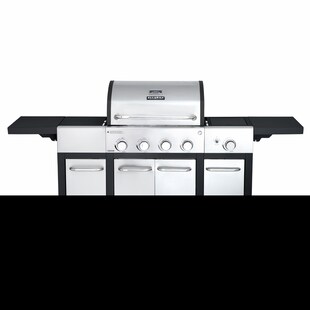 ALLGRILL Gasgrill MAJOR inkl. Seitentischen 