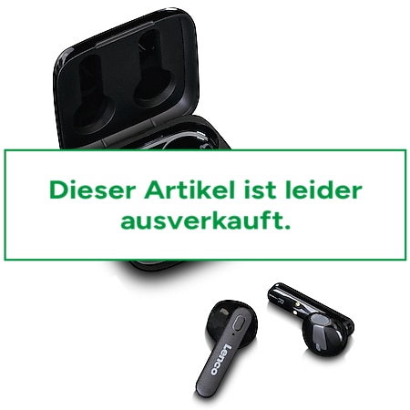 Lenco EPB-430BK - Kabellose Kopfhörer, Ladestation mit Display, Bluetooth®  und TWS, schwarz bei Marktkauf online bestellen