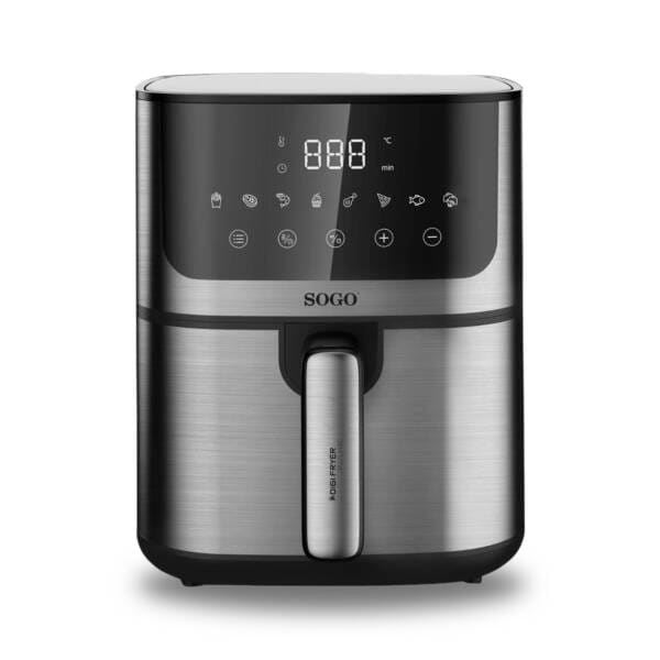 SOGO Heißluftfritteuse 5L Edelstahldesign FRE-SS-10880