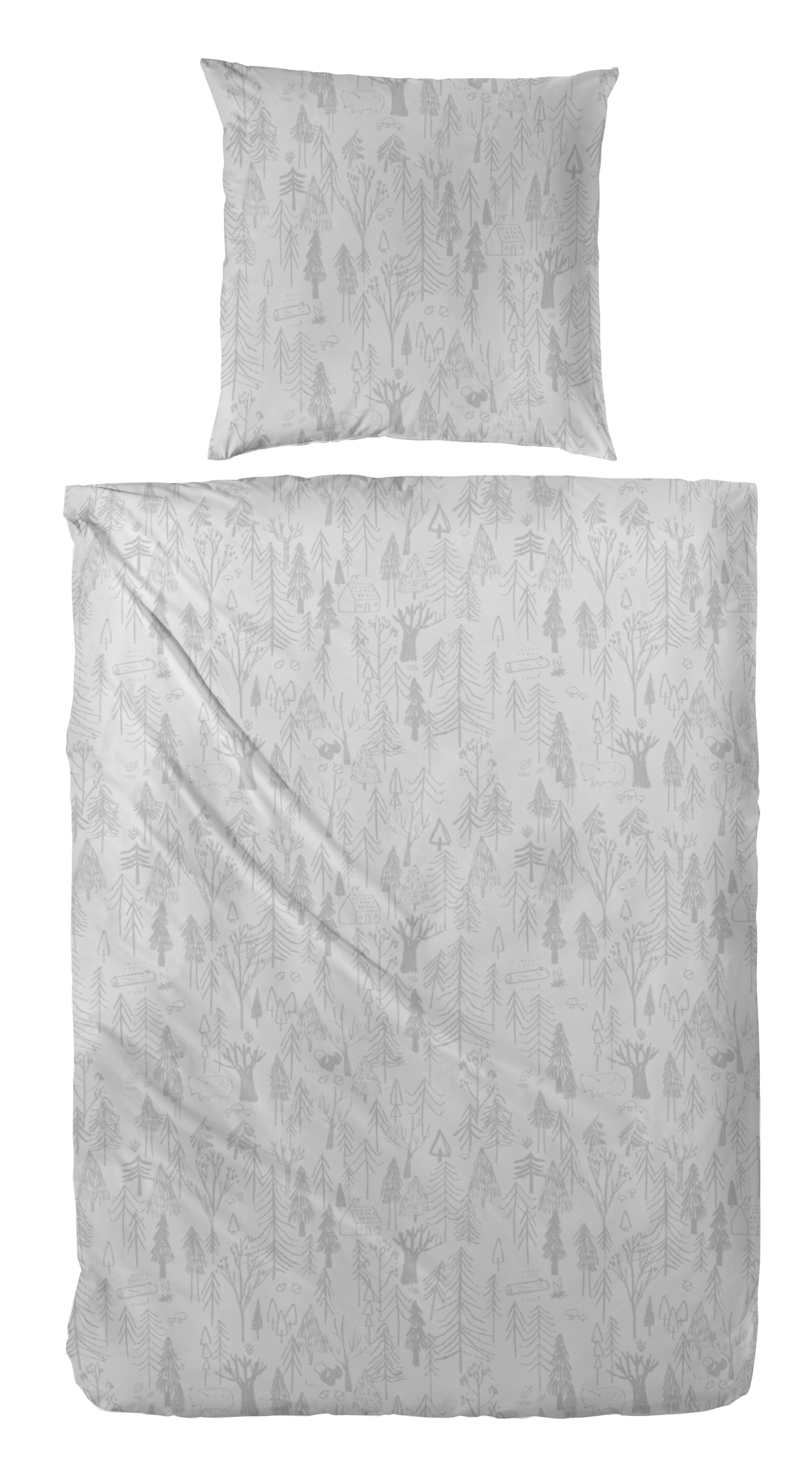 Feinbiber Bettw&auml;sche Woodland - 200x135 