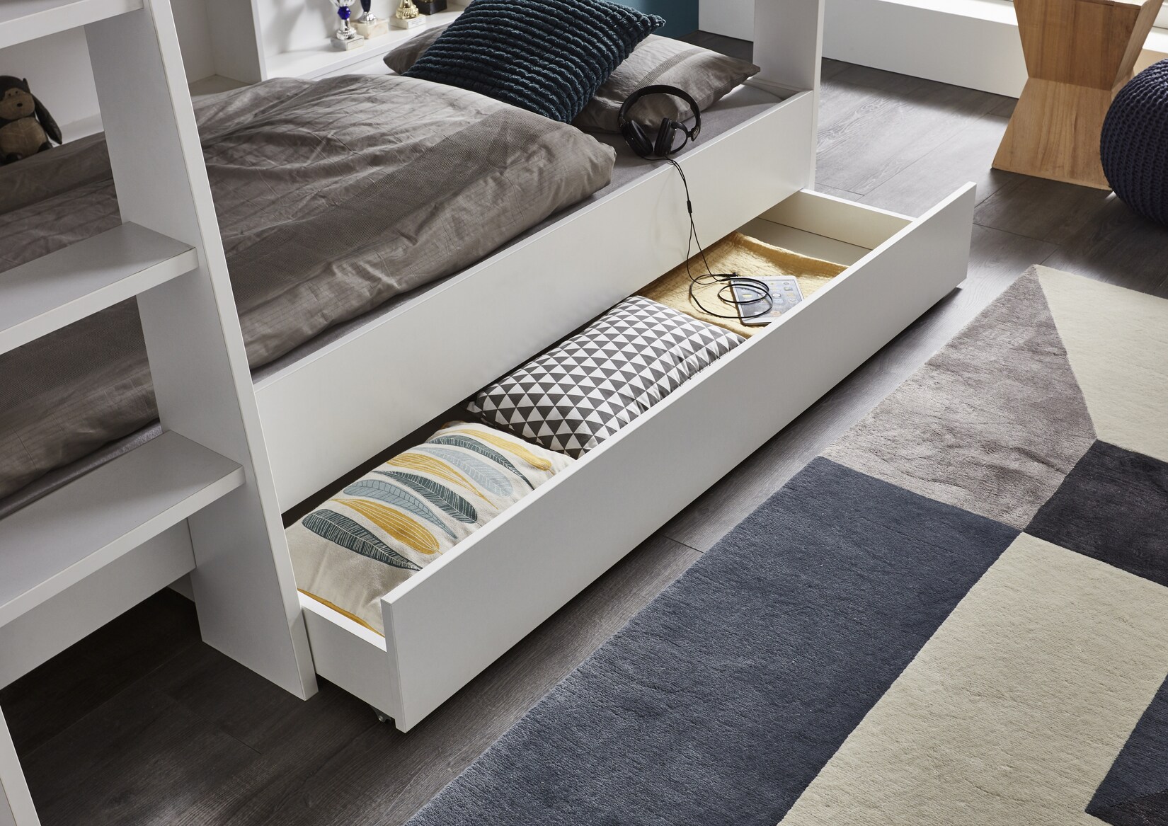 - Bettkasten auf Rollen zu Etagenbett SWAY